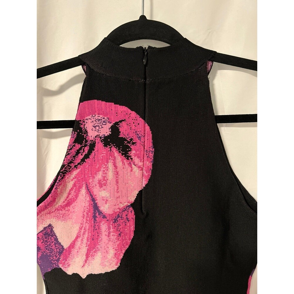 White House Black Market WHBM Floral Jacquard Sweater Tank NWT small - Picture 8 of 9